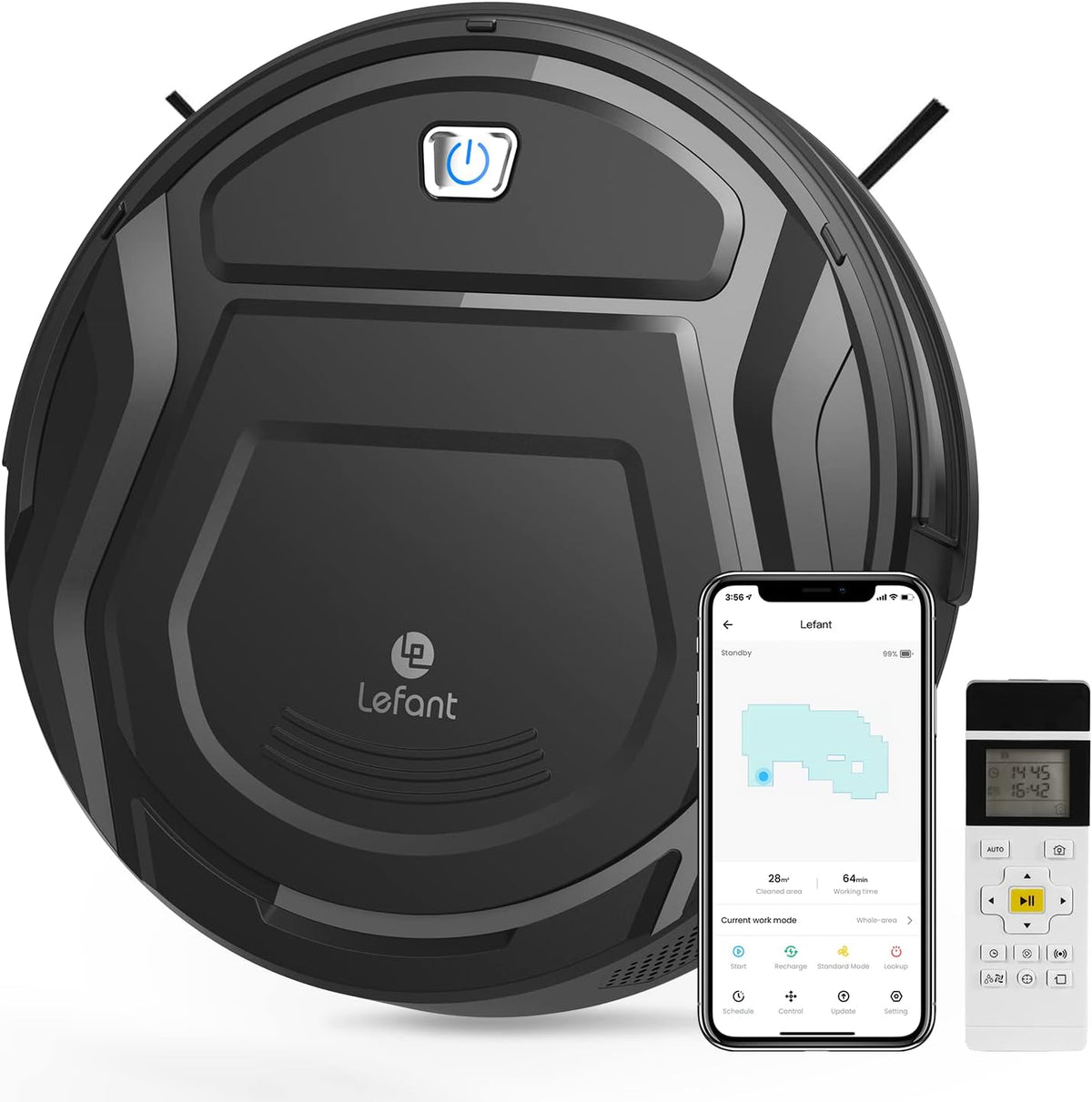 Black Robot Vacuum X8852