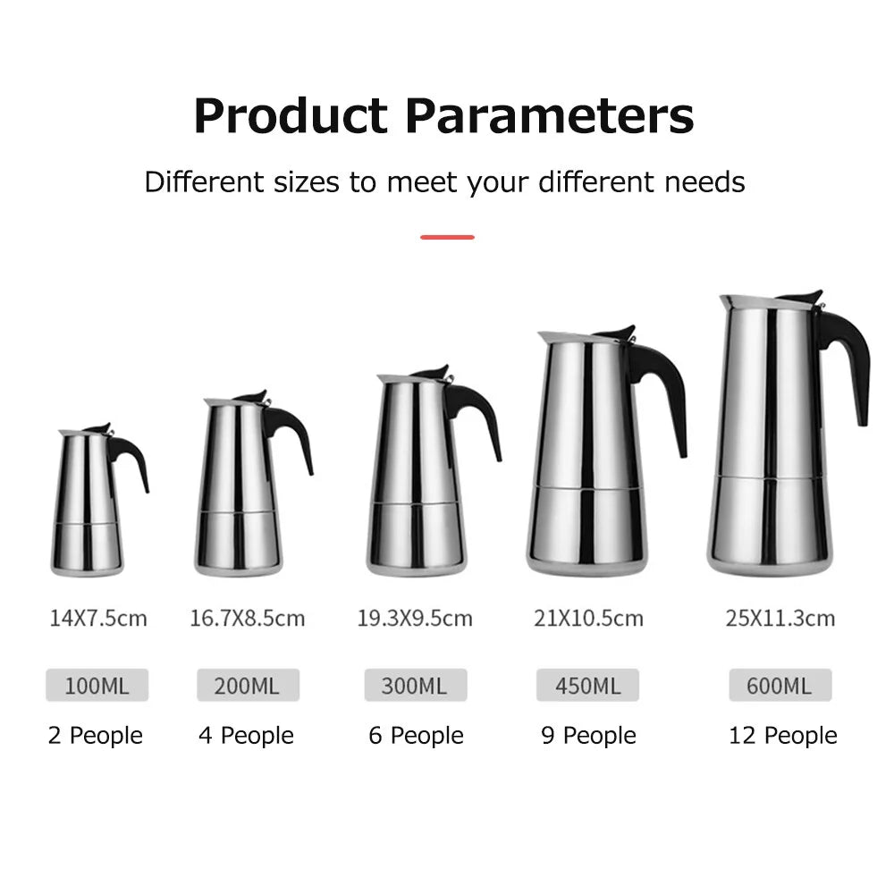 Stainless Steel Electric Coffee Maker A301