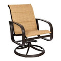Swivel Patio Dining Chair Fabric F250273