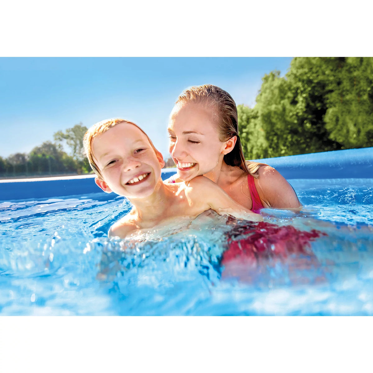 15ft x 33in Inflatable Swimming Pool with Filter Pump G557