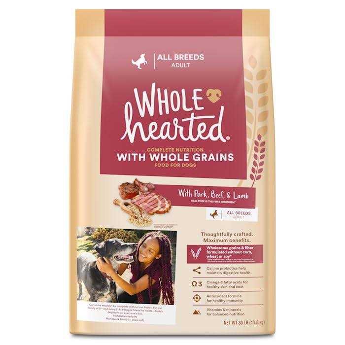 Whole Grains with Pork Beef & Lamb Dry Dog Food F54829