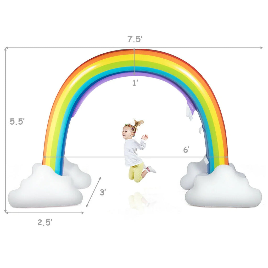 Inflatable Rainbow Sprinkler Water Toy B571139