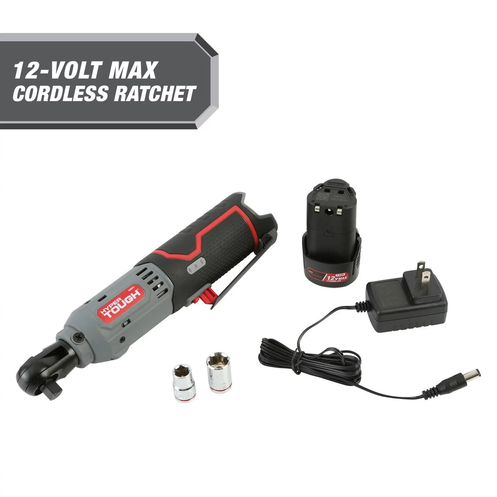 12V Cordless Ratchet Bundle, 3/8 Drive Ratchets, 2 Batteries & Chargers T817501