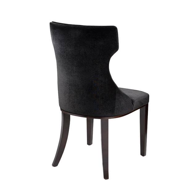 Velvet Dining Chair Set of 2 Grey L157553