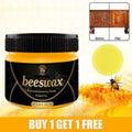 2Pcs Natural Beeswax Wood Furniture Cleaner and Polish H61572