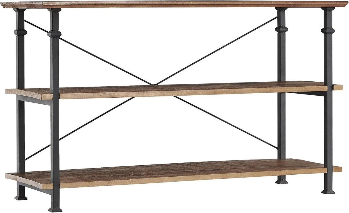 4-Tier Bookcase, Rustic Brown C87890