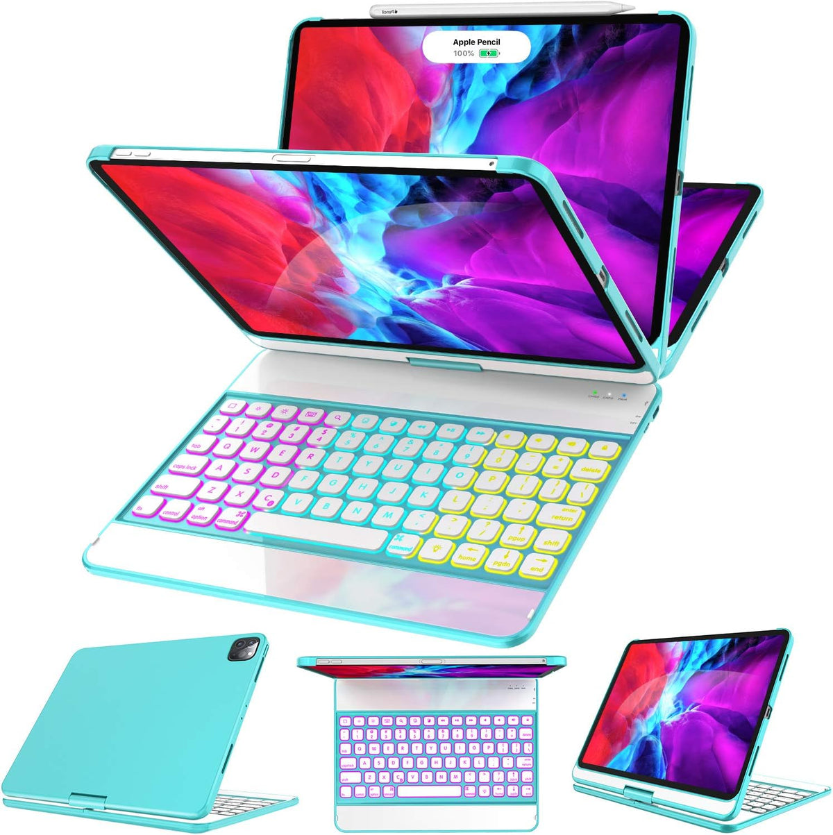 Black Keyboard Case for iPad Air 5th/4th Gen, iPad Pro 11 inch C87432