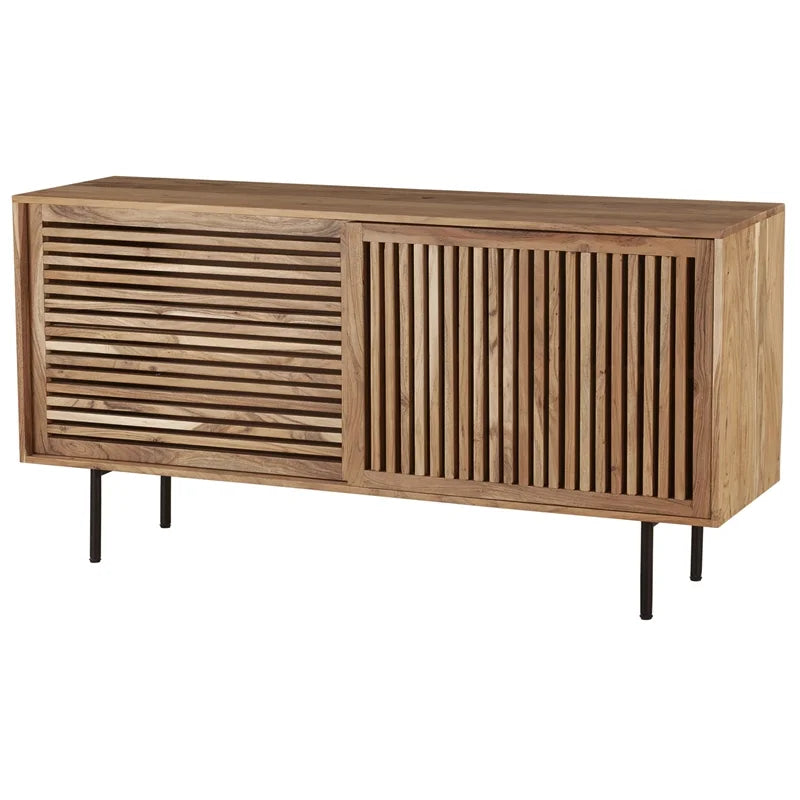 Solid Acacia Wood Sideboard S193902