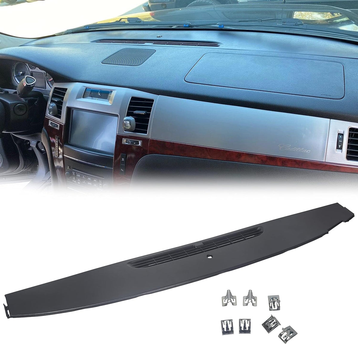 Upper Dashboard Front Dash Defrost Vent Trim Panel R661565