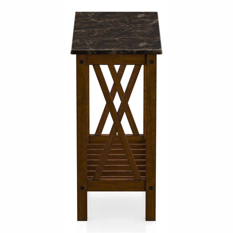 Brown Wood Side Table X6058