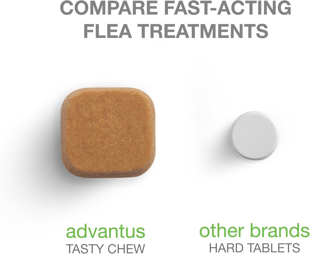 Chewable Flea Treatment for Large Dogs, 23-110 Pounds, Pack of 2 B983