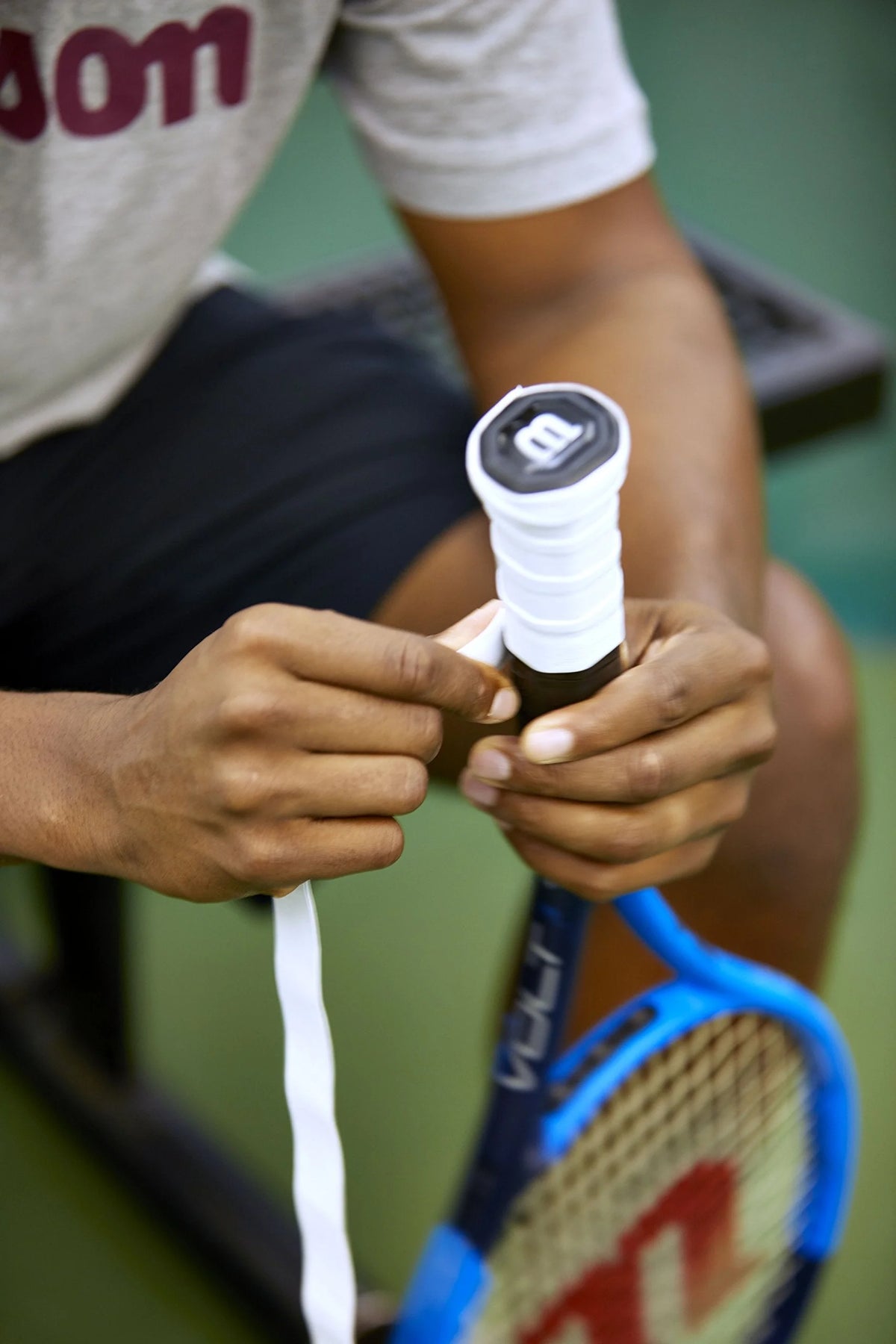 White Tennis Racket Overgrip - 12 Pack B9230
