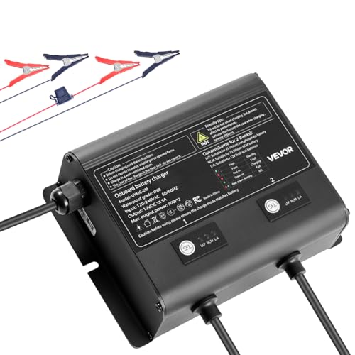 5A 12V IP68 Waterproof Onboard Marine Battery Charger U325942