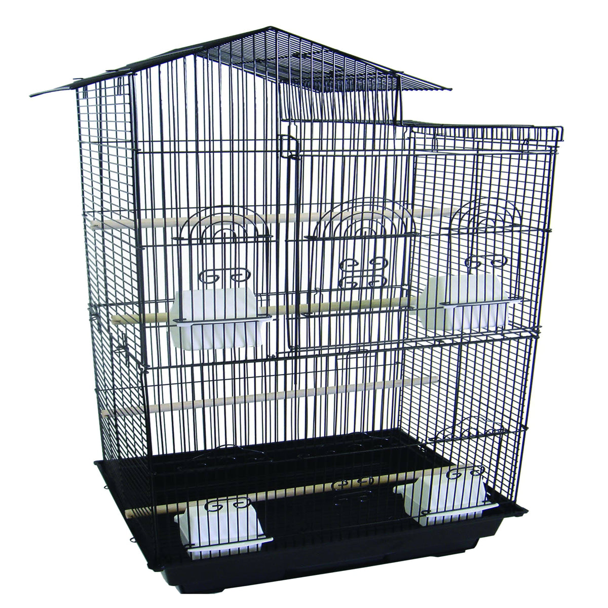 Black Tall Villa Bird Cage G902617