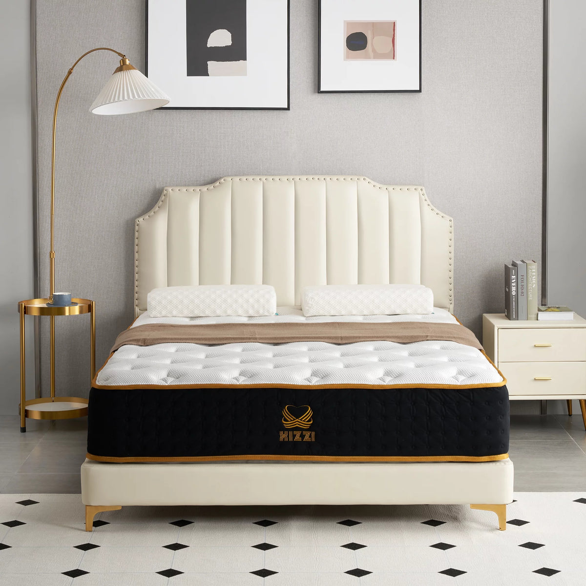 12 inch Medium-Firm Gel Memory Foam Hybrid Mattress K530731
