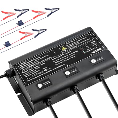 5A 12V IP68 Waterproof Onboard Marine Battery Charger U325942