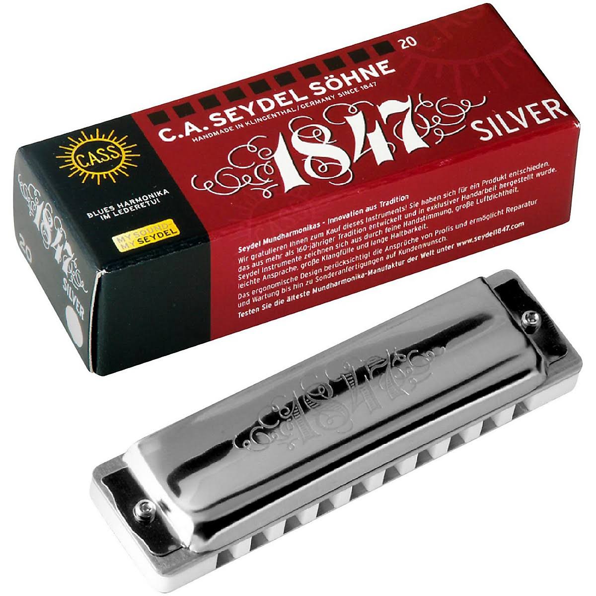 Blues Silver 1847 Harmonica E Y8936