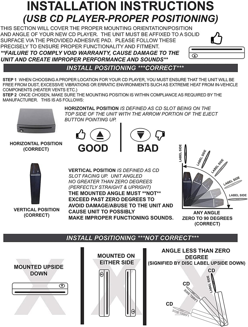 Integrated Vehicle CD Player with USB Connector I657782