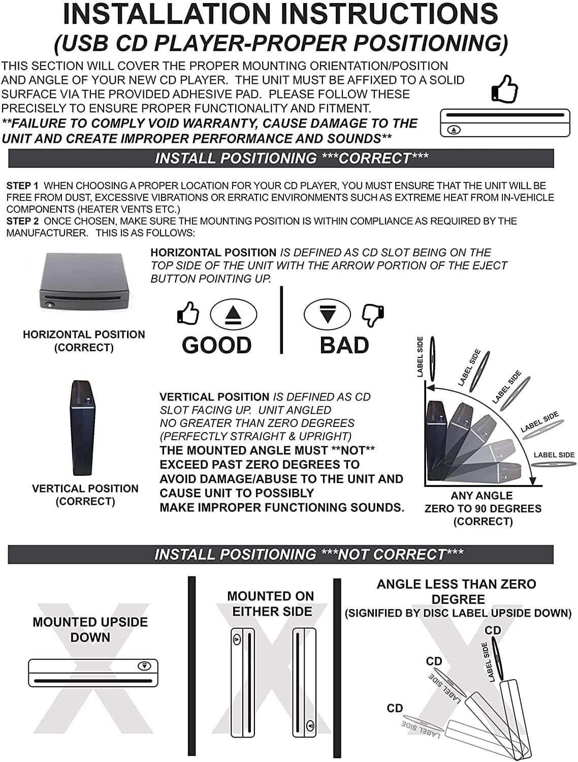 Integrated Vehicle CD Player with USB Connector I657782