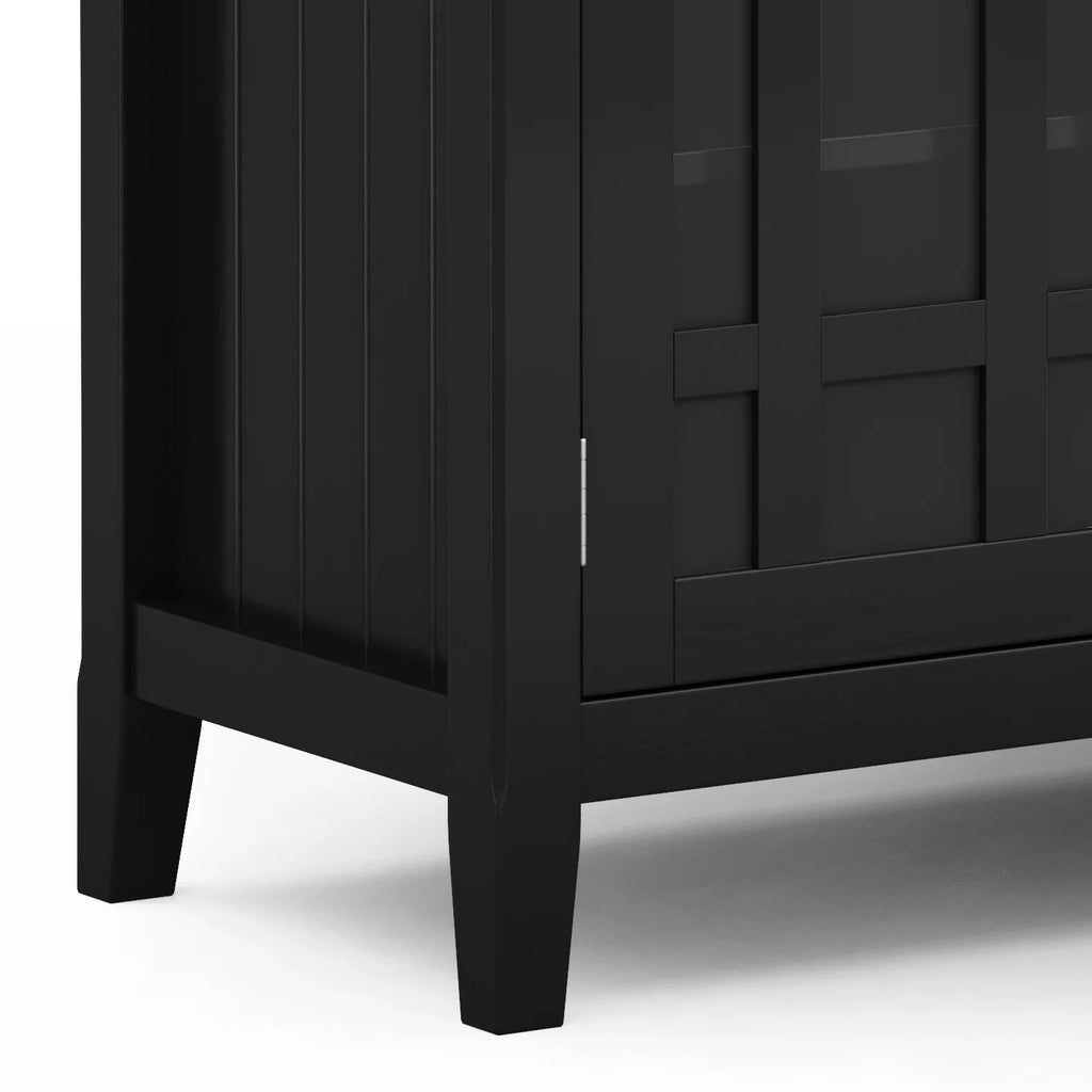 Black 53 inch Wide TV Media Stand W5512