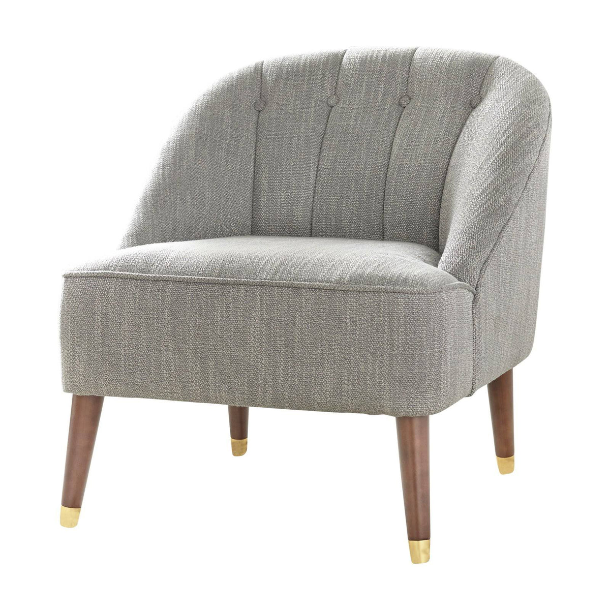 Textured Slate Grey Chair T30541
