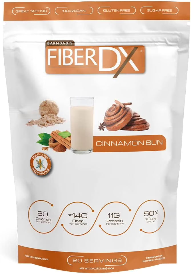 Fiber Supplement, Cinnamon Bun, 600g W869