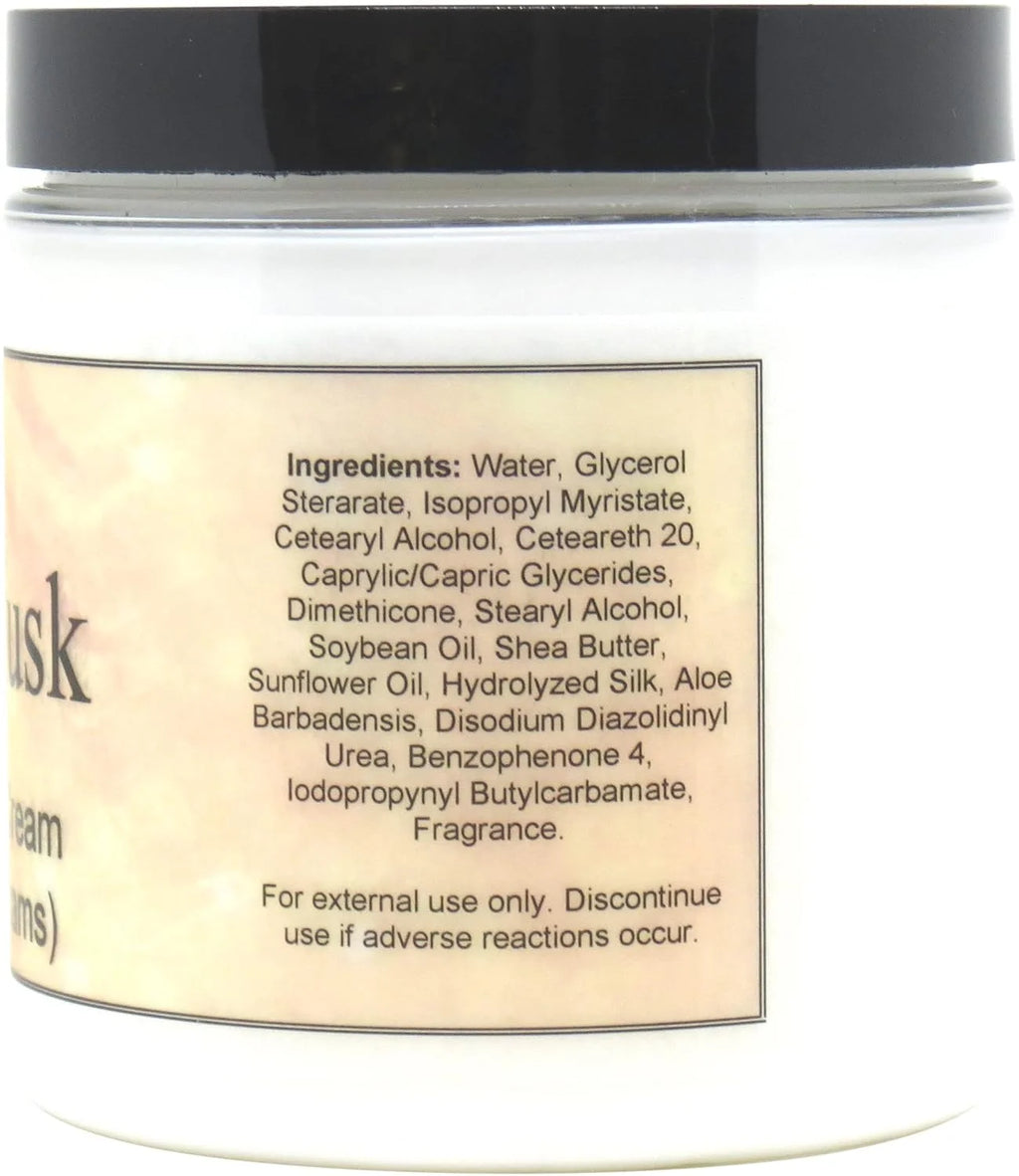 Vanilla Musk Silk 16 Oz Shea Butter Body Cream L224