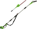 40V 8-inch Cordless Pole Saw with Hedge Trimmer Attachment 2.0Ah Battery and Charger D451292