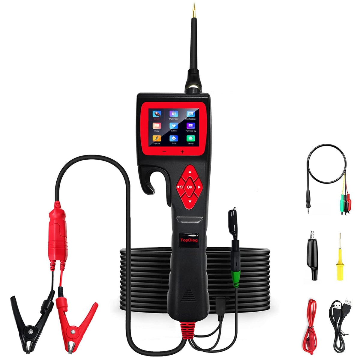 Circuit Tester 12V 24V Automotive Digital Multimeter Oscilloscope P818