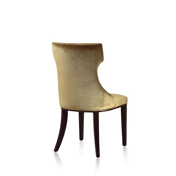 Velvet Dining Chair Set of 2 Grey L157553