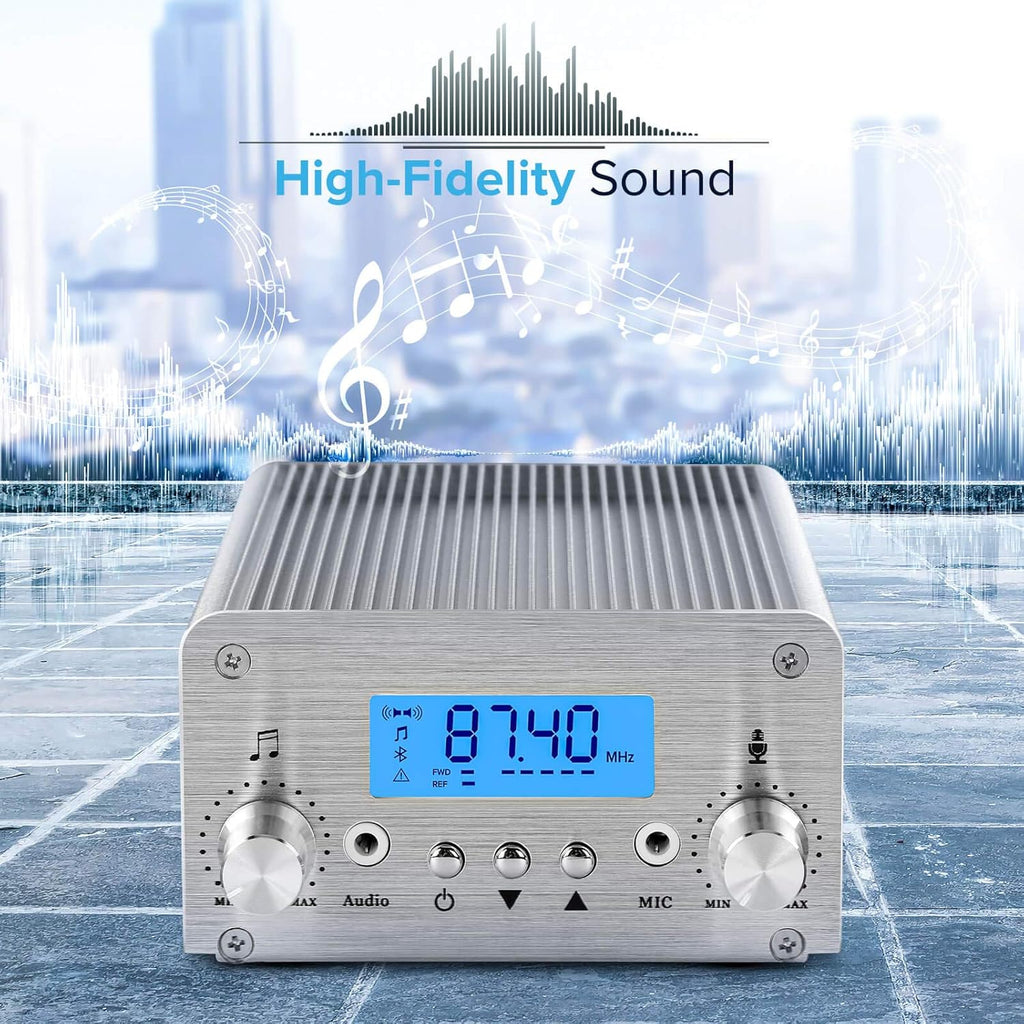 15W FM Broadcast Transmitter 87~108MHz W4158