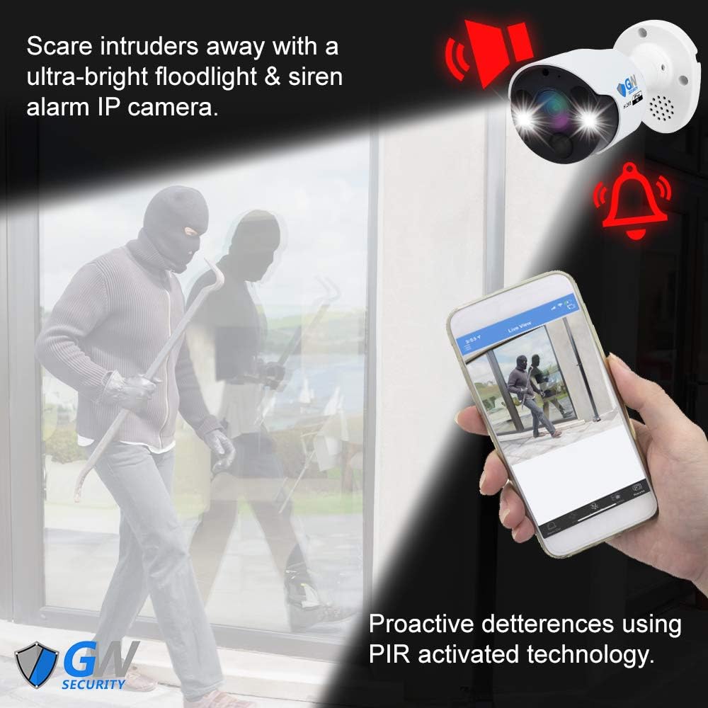 8 Channel 4K Security Camera System with 4 Bullet Cameras L34891