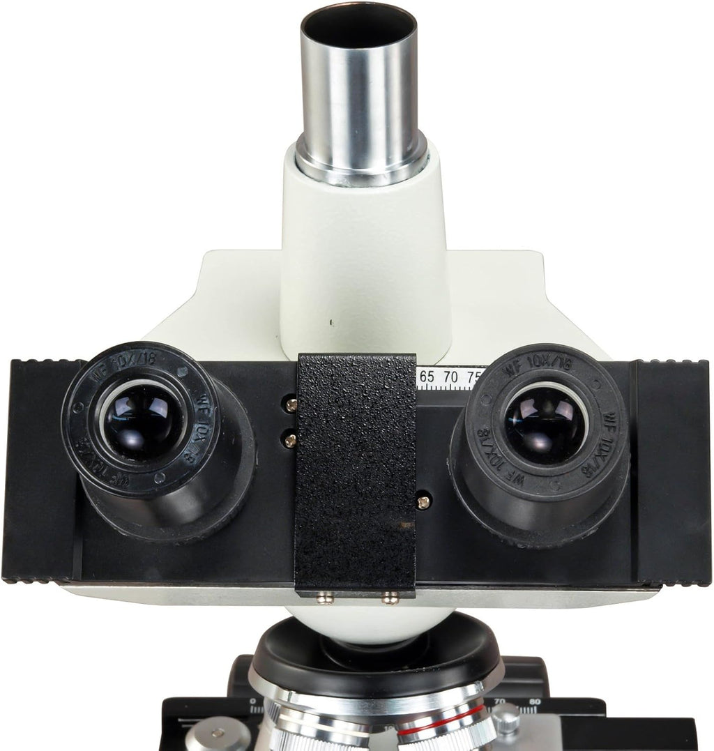 40X-2500X LED Digital Trinocular Compound Microscope with 5MP Camera and Mechanical Stage J4678