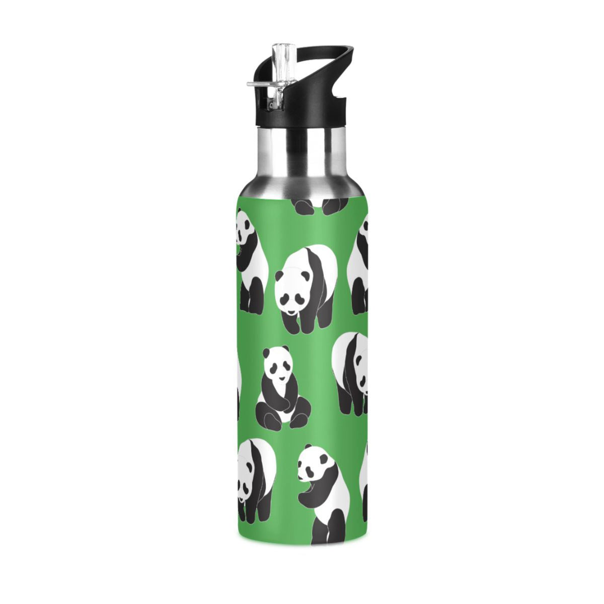 Green Stainless Steel Vacuum Insulated Water Bottle with Straw Lid 20 OZ S417074