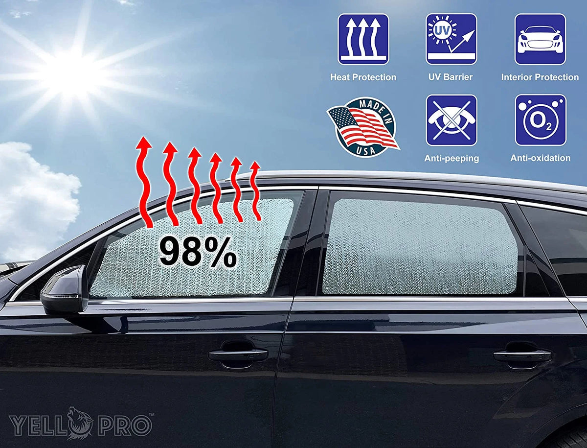 Set of 2 Front Row Sunshades for Jeep Wrangler T3743