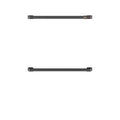 Double Wall Oven Handles in Brushed Black Z6118