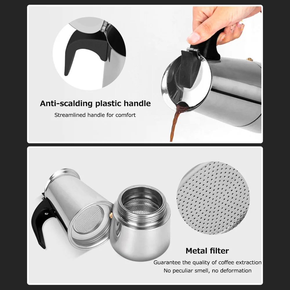 Stainless Steel Electric Coffee Maker A301