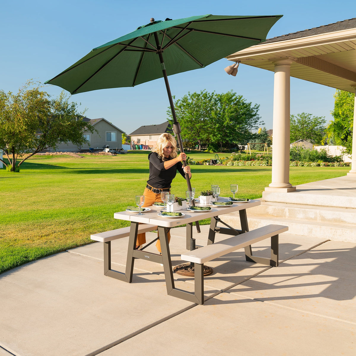 6-Foot HDPE Folding Picnic Table H42893