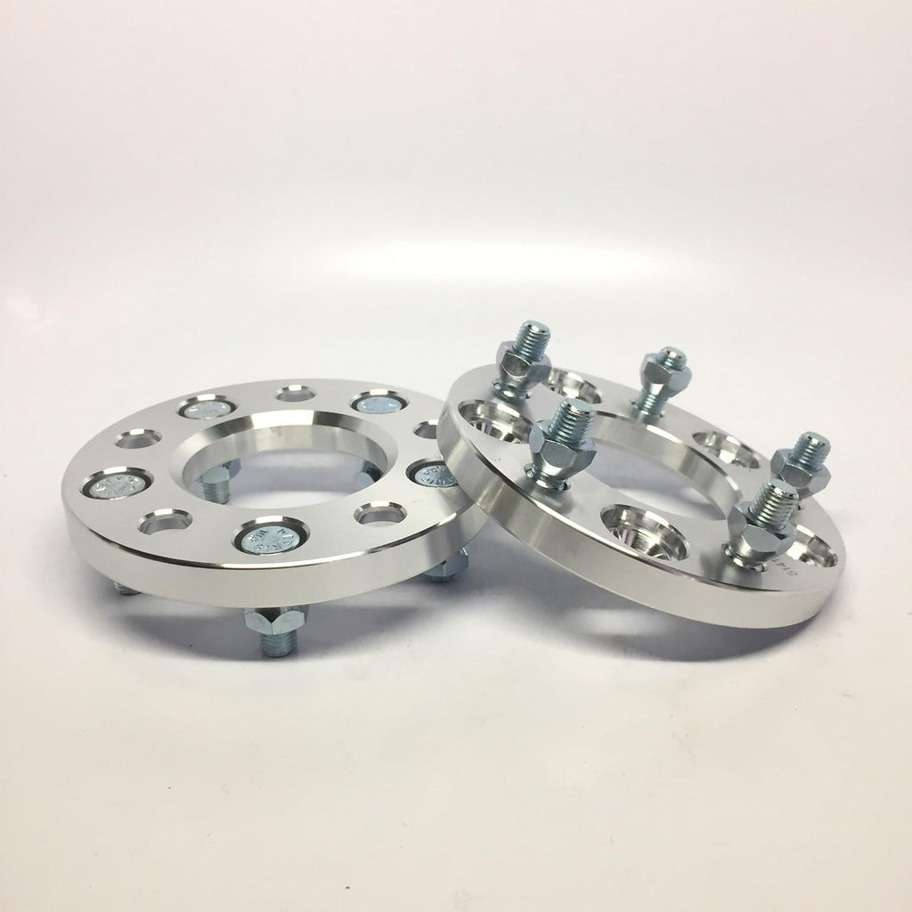 2 Pieces 15mm Wheel Adapters 5x100 Hub to 5x114.3 12x1.5 Studs 67.1mm Center Bore Q764