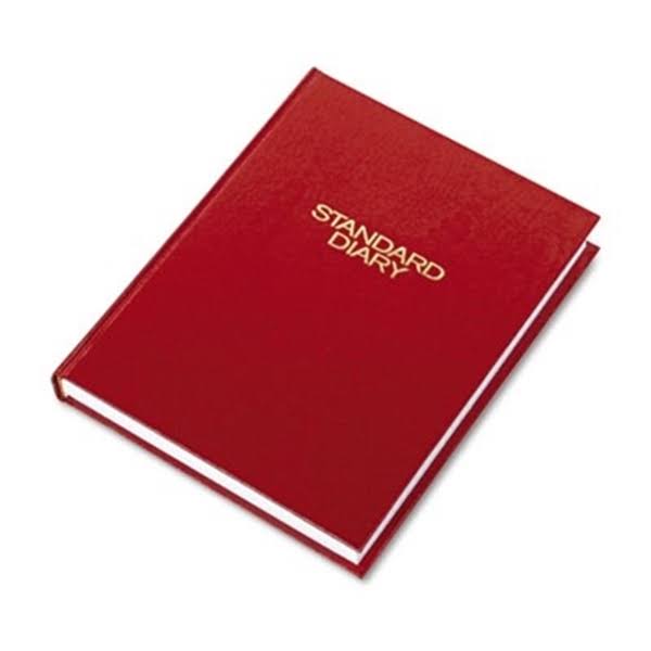 Red Recycled Daily Diary C86969
