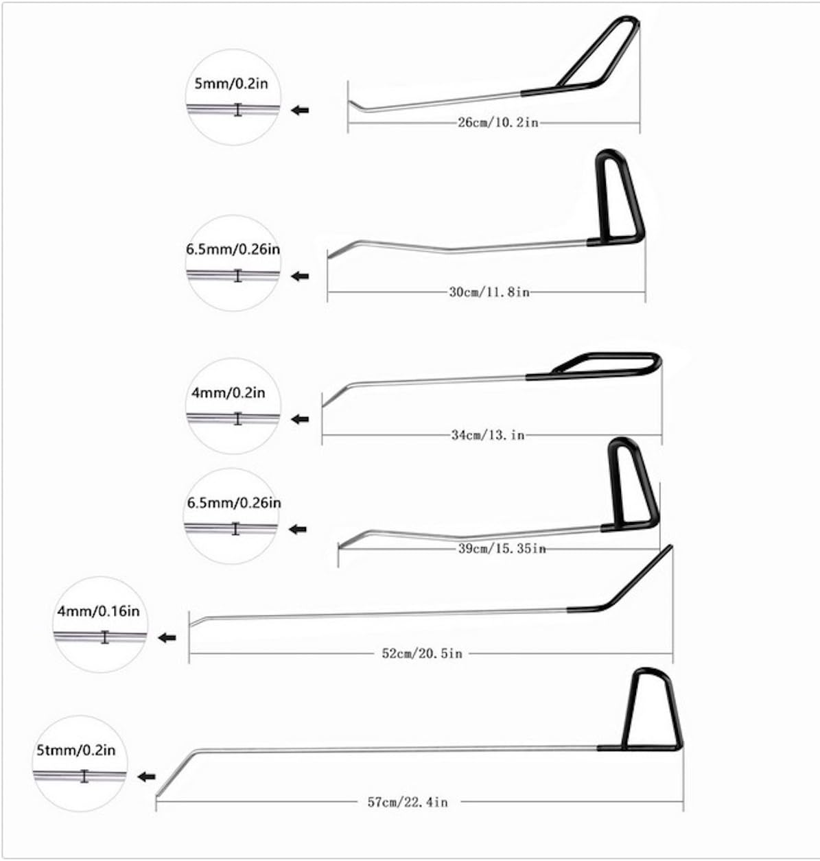 Paintless Dent Repair Kit with Slide Hammer V18276
