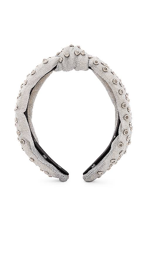 Silver Crystal Headband E7209