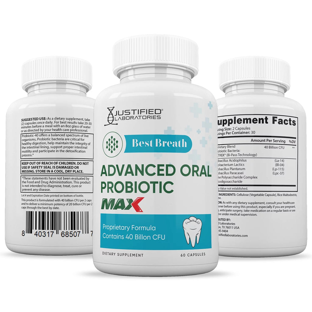 40 Billion CFU Probiotic 120 Capsules D2576