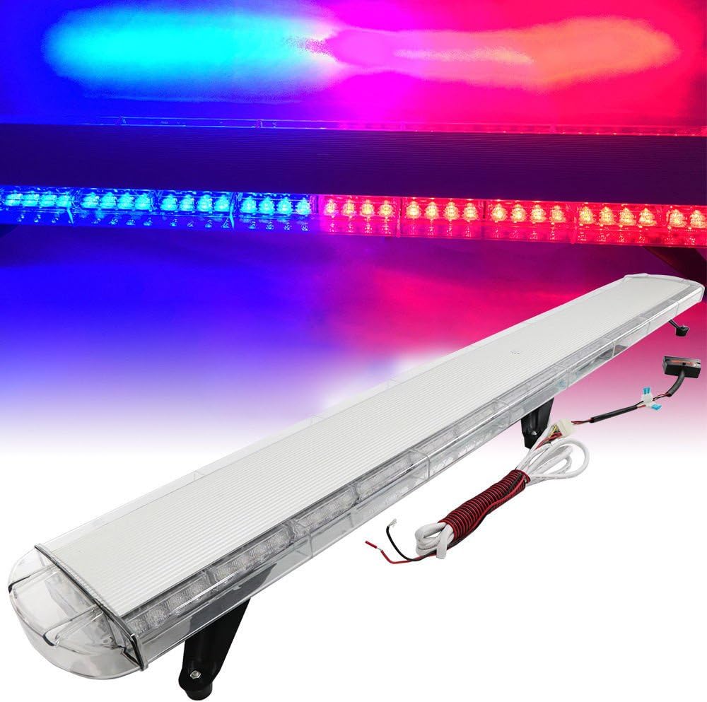 Amber LED Strobe Warning Light Bar D14360