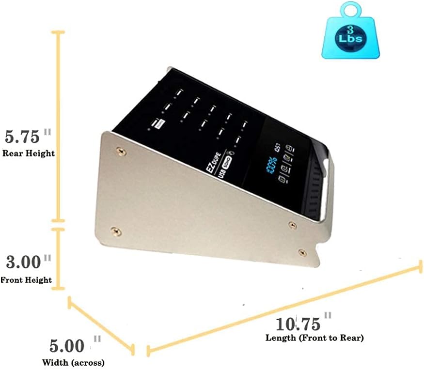 1 to 10 SD Duplicator with Touch Screen F616