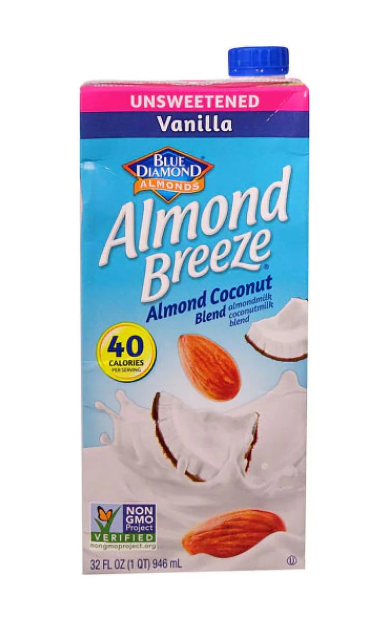 Unsweetened Vanilla Almond Coconut Blend 32 fl oz Pack of 4 D330158