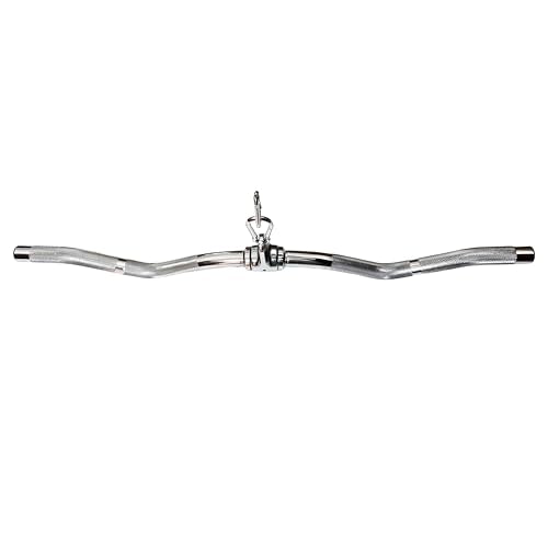Cable Machine Attachment Curl Pulldown Barbell Revolving Bar N63942