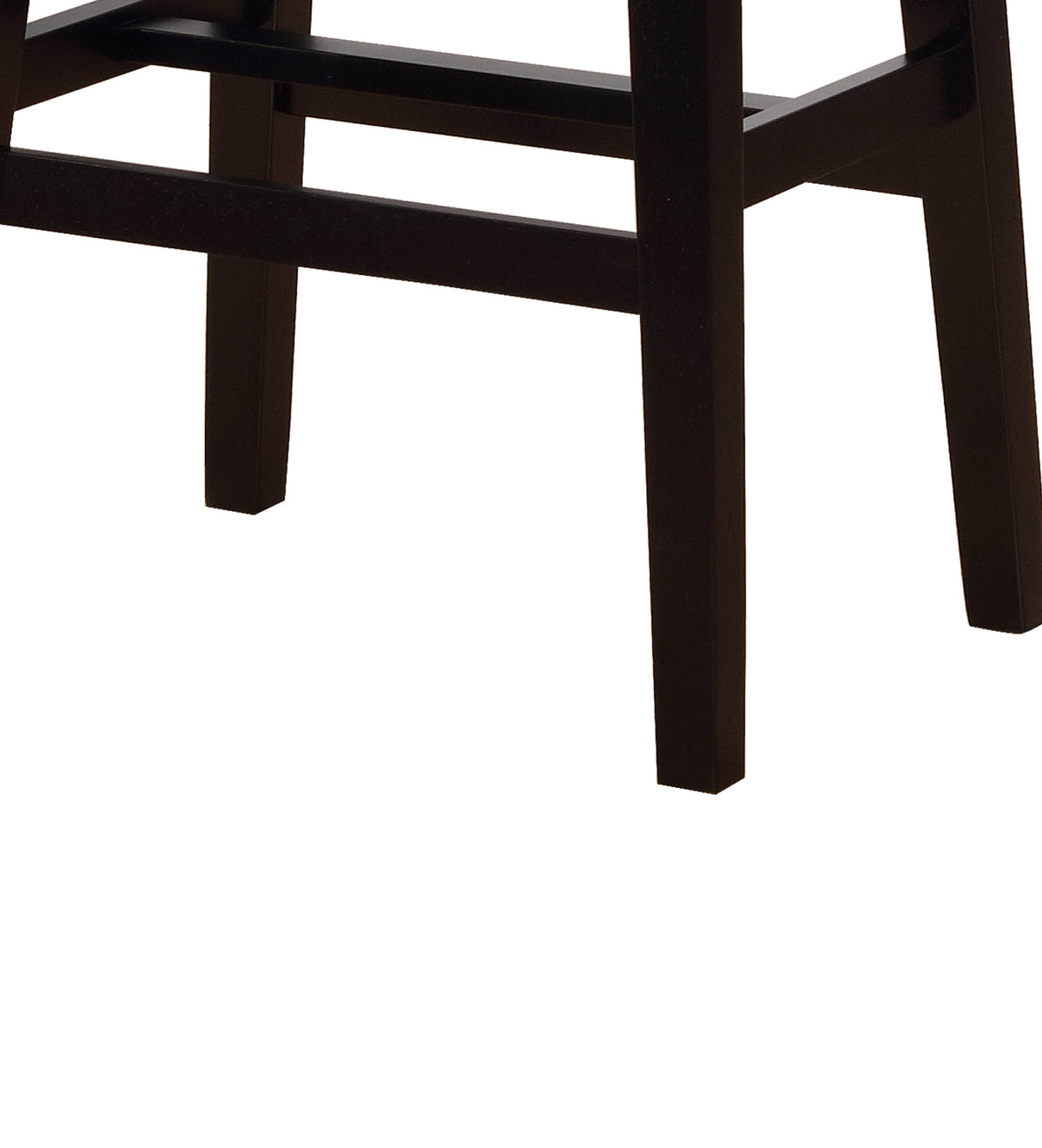 Black and White Wooden Bar Stool with Cow Print L765030