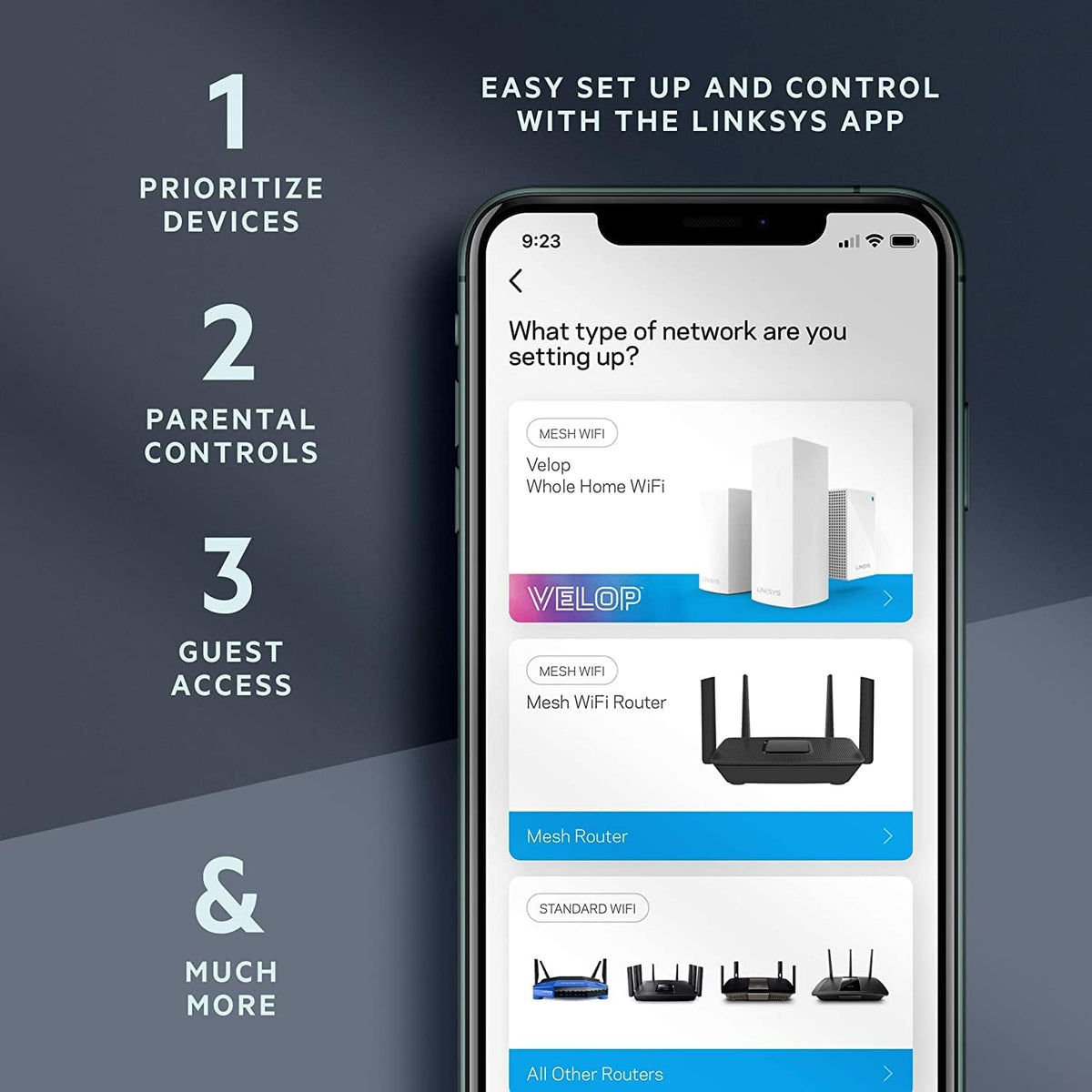 Mesh WiFi 6 Router, Dual-Band, 1,700 Sq. ft Coverage, 25+ Devices, Speeds up to 1.8Gbps (Renewed) Pack of 2 O982530