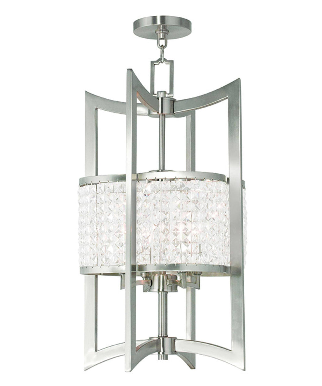 Brushed Nickel 4 Light Lantern R16049
